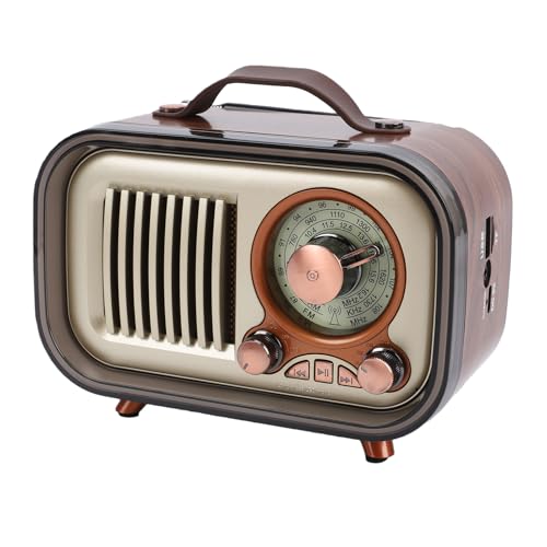Radio Bluetooth Vintage Zopsc Retro Recargable Portátil miniatura 6
