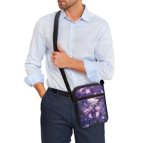 TODIYADDU Lightweight Crossbody Sling Bag Mini Messenger Shoulder Handbag Wallet Small Purses for Women Trendy Chest Bag3