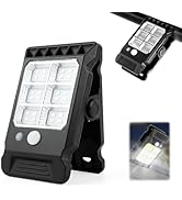 Solar Clip Light with Motion Sensor, 2026 New USB Solar Charging Clip Lights, Multifunctional Por...