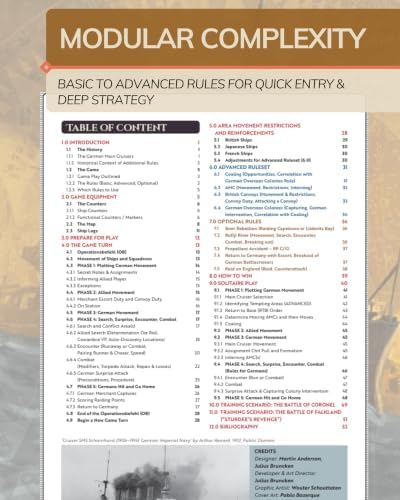 VUCA Simulations The Far Seas Board Game – German Cruiser Operations at the Onset of World War I WWI Naval Strategy Wargame, 1-2 Players, Ages 14+ — view 4
