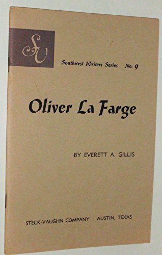 Oliver La Farge, (Southwest writers series)