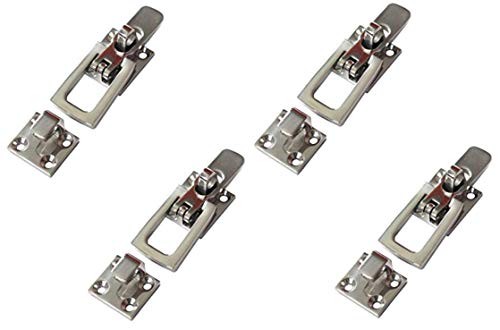 Four Marine Grade Stainless Steel Lockable Latches