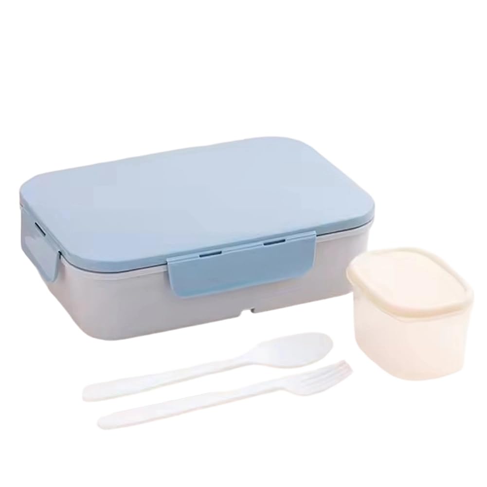 Vjsujehgy 1pc 1200ml Flip-Top Lunch Box Portable Leakproof & Waterproof Design for Outdoor Use College Portable