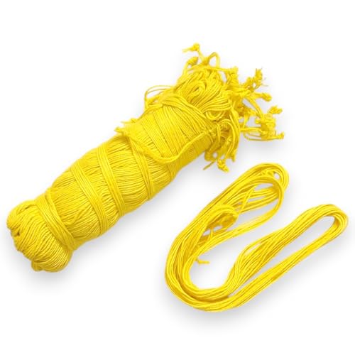 Image of Janeu Sacred Thread for Men (10 Pieces) | Pure Cotton Yajnopavita | Brahmin Janeu Dhaga for Pooja, Upanayan Sanskar Strong & Traditional White Thread (Yellow)