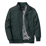 URBANFIND Men's Running Jacket Casual Active Sports Outdoor Coat US XL Green