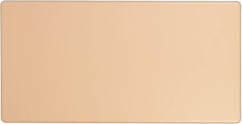 Miniatura 7 de Flash Furniture Emmy - Juego de mesa rectangular de plástico natural de 24 pulgadas de ancho x 48 pulgadas de largo, con 4 sillas