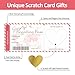 Irikdescia 2 tarjetas personalizadas para rascar Imagen de Irikdescia 2 tarjetas personalizadas para rascar
