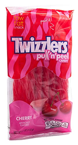 Twizzlers Cherry Pull-n-Peel Snack 6.1 Oz (172g)