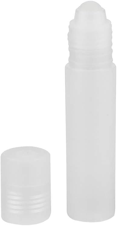 UUYYEO 5 Pcs Empty Refillable Roll On Bottles Plastic Roller Bottle Rollerball Bottles DIY Deodorant Containers with Plastic Roller Ball 30ml