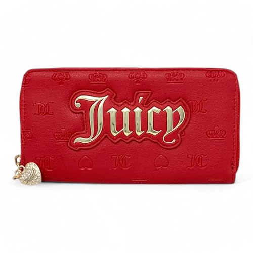 Juicy Couture Women’s Large Zip Around Wallet (Lipstick Red)2