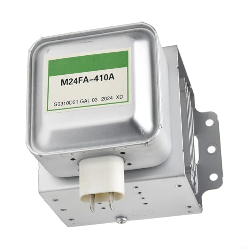 Fauhapyway Magnetrón de microondas para horno Galanz M24FB-410A, pieza de repuesto de metal compatible con modelos 2M219 2M253J disipador de calor