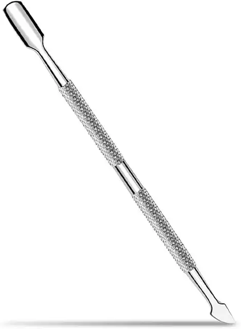 OcioDual Steel Cuticle Pusher - Professional Manicure Tool for Nails