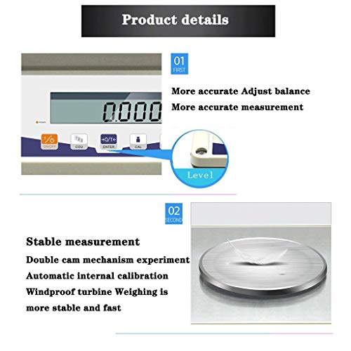 Bilancia analitica di precisione 0,001 g, Bilancia Digitale di precisione da Laboratorio, Elettronica scientifica, Display LCD con paravento (310 g/0,001 g) ()