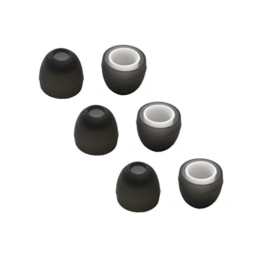 Replacement Silicone Ear Tips for Jaybird BlueBuds X, X2 Headphones. Includes 3 Pairs (Small)