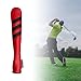 Golf Alignment Stick Cover Golf Rod Protector Waterproof Plush Lining Protective Case for Golf Direction Indicator, Red
