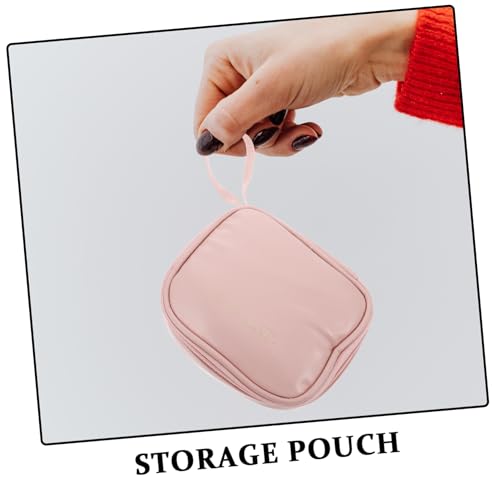 Bolsa organizadora rosa para toallas sanitarias y pañales miniatura 3