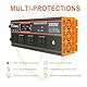 3000W Wechselrichter 12V auf 230V, Inverter 12V 230V mit 3 AC-Steckdosen, LCD-Display, kabellose Fernbedienung, USB-Ladeanschlüsse Type-C, geeignet für Auto, Wohnmobil, Outdoor