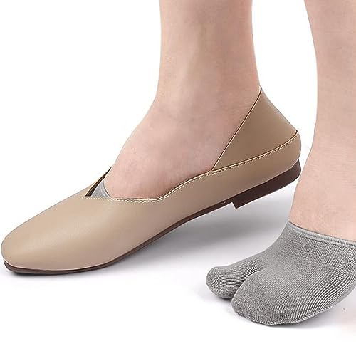 3 Pairs Toe Topper Socks Half Flips Flop Socks Tabi Toe Topper Liner Non-slip Invisible for Men Women4