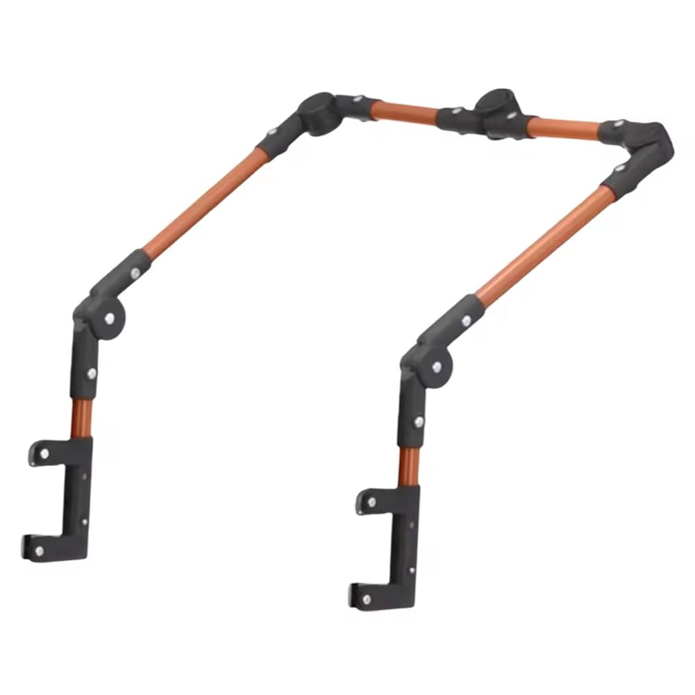 Kueohse Removable Foldable Beach Cart Handle Trolley Handle Push Handle Folding Handcart Attachment Utility Wagon Cart Part