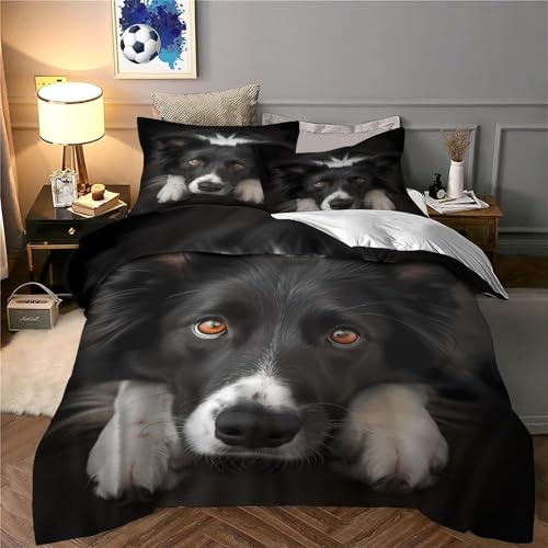 Chat américain parure de lit 3D housse de couette double microfibres 200x200