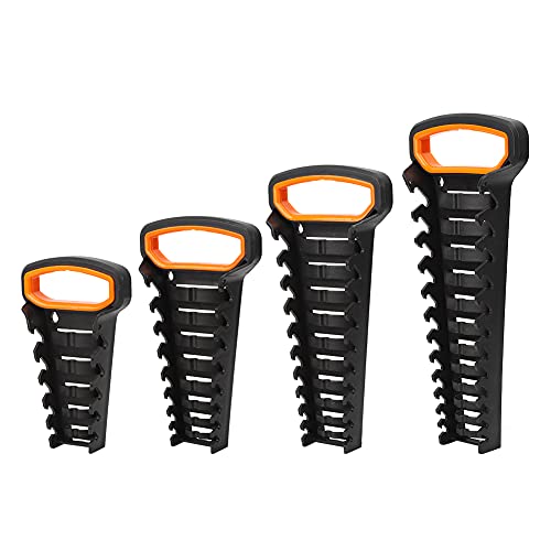 Soporte De Soporte Clasificador Llaves, Organizador De Llaves, Bandeja De Almacenamiento Enchufes, Herramienta Montada En La Pared Con Función Autobloqueo Organización Herramient(12 Capacity-Negro)