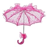 ZJchao Spitzenschirm, Spitzen-Sonnenschirm, Dekoration, Hochzeit, Braut, Handgefertigter Buntglas-Sonnenschirm mit Eleganz und Charme für Hochzeits-Fotoshootings oder Besondere Anlässe