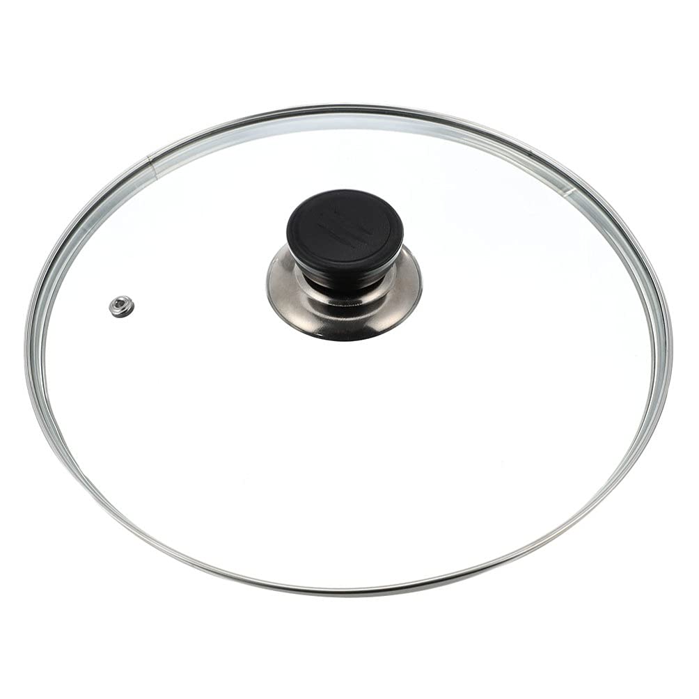 Coperchio di ricambio in vetro temperato per pentole, padelle e padelle, 34 cm