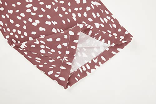 Image of SySea Girls Wide Leg Pants Kids Cute Print High Waisted Loose Fit Comfy Belted Lounge Trousers with Pockets