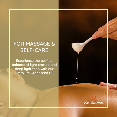 Naissance Traubenkernöl (Nr. 210) - 225ml - Raffiniert - für Haut, Gesicht, Körper, Kosmetik