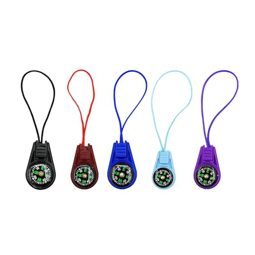 Brújula portátil con cordón para camping y senderismo miniatura 3
