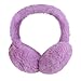 JIAHG Sparkling Heart Design Sequins Earmuffs Cute Plush Winter Warm Ear Muffs Soft Faux Fur Windproof Outdoor Ear Warmer for Women Girls