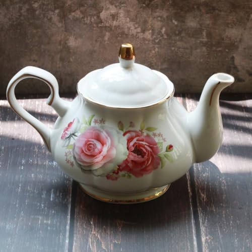 Jomop Handmade Ceramic Rose Teapot