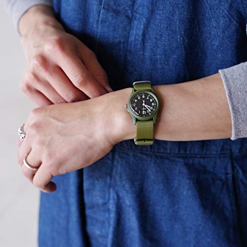 MWC MIL/1966/OL Military Watch ブロードアロー オリーブグリーン (グリーン)