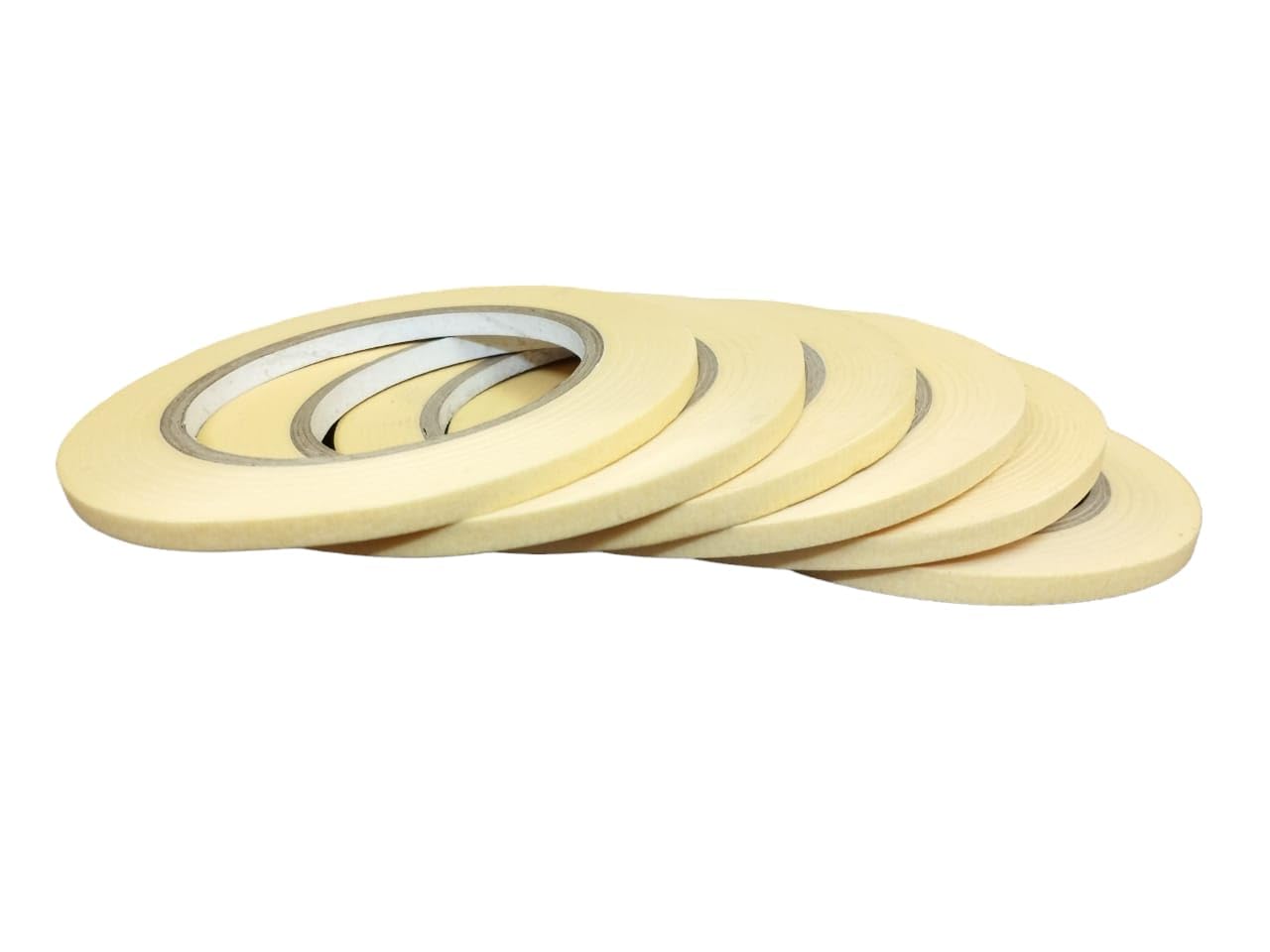 JINDAAL International Masking Tape-50 Meters in Length 6mm Width 6 Roll Per Pack Easy Tear Tape, Best for Carpenter, Labelling, Painting and leaves no residue after a peel. (B0CQK7Y5NM) Amazon Price History, Amazon Price Tracker