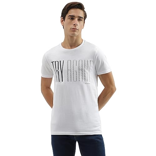 Image of United Colors of Benetton Men's Solid Regular Fit T-Shirt