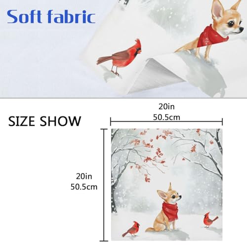 Servilletas de Tela Navideñas Multicolor Pack x6 miniatura 6