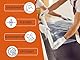 BOXAM Stretchfolie Verpackungsfolie Transparent Hand Strechfolienrolle 150 m x 40 cm 23µm 0,85kg