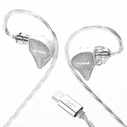 yKizEarAcousticAudio Cipher Ji^ Cz 10.0mm _Ci~bN^ 3.5mm Type-C q@O[hA~jE ABS Jt R{f Cj LCz (Type-C, White)