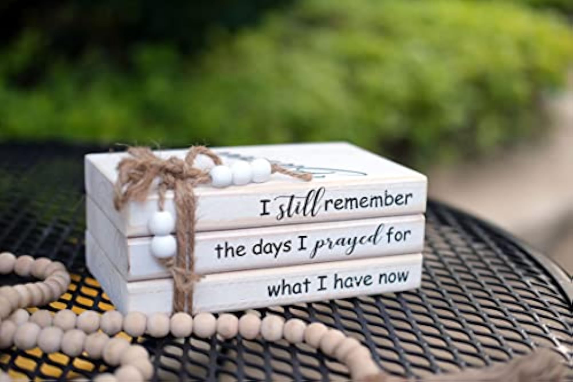 Wooden Decorative Books Stack for Coffee Table