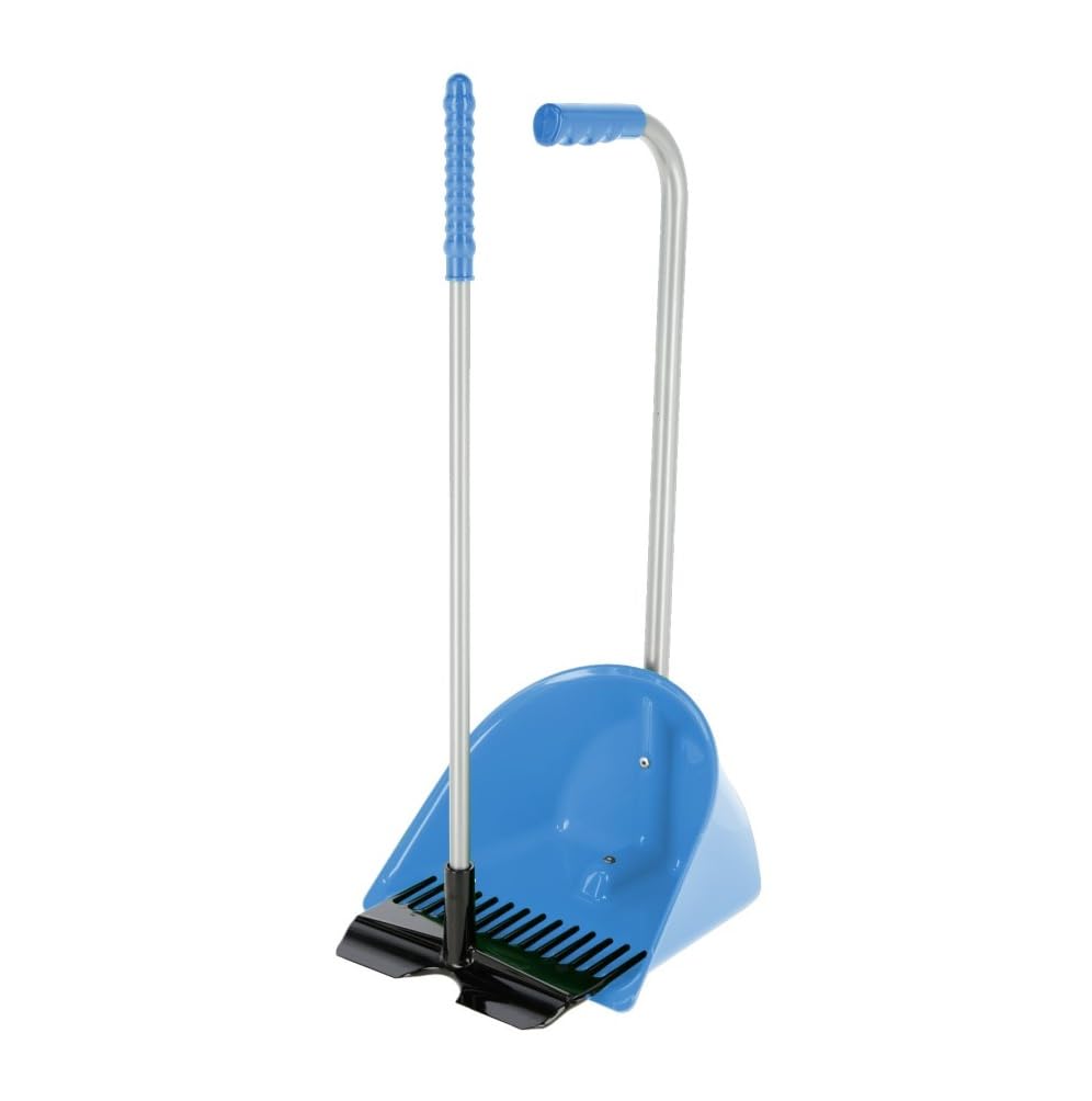 Kerbl Mistboy® Mini mit Rechen, Mistschaufel, Royalblau, Kunststoff, 60cm, Kinder, Landwirte, Pferdebesitzer, Hundebesitzer, bruchsicher, belastbar