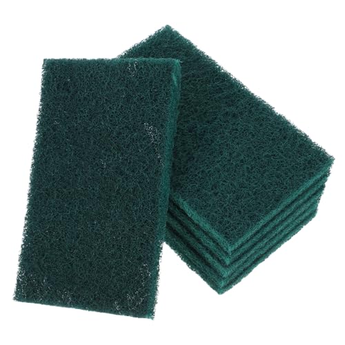 PRETYZOOM 6 Piezas Limpiador de Platos domésticos Panos de Cocina paños de Cocina Fregadores Reutilizables Esponjas de Cocina Pads de Limpieza estropajos fregadora doméstica Nylon Green