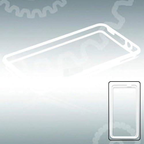 CoversFromUs SLIM FIT BUMPER CLEAR + COLOR TPU Gel Cover Case for Samsung Galaxy Note 3 / III N9000 (Solid White)