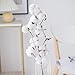 Produktbild KONGZIR 10 Köpfe Blumen Weiße Baumwolle Künstliche Blumen Hochzeit Dekorative Vasen for Wohnkultur vor Weihnachten Festliche Geschenke Getrocknete (Color : White)