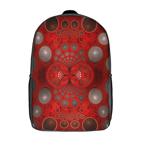 Sac à dos imprimé 3D Fractal original et ultra résistant 17 pouces