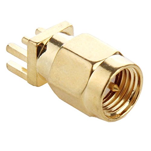 Adaptateur SMA mâle pour réparer une connexion WiFi instable sur circuit PCB
