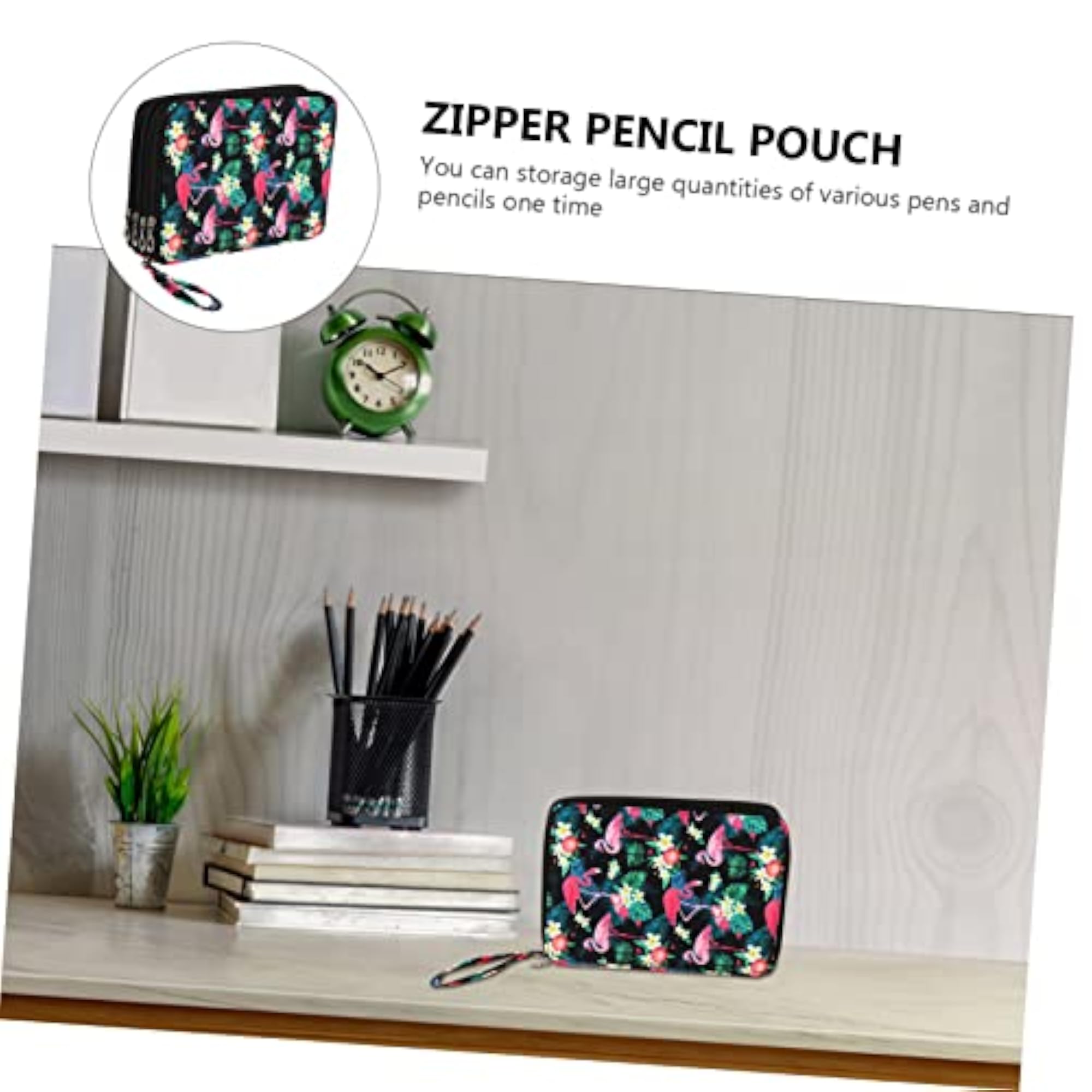 Large Capacity Pencil Storage Bag, Toiletry Carry Pouch
