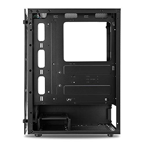 Gabinete Gamer Pichau Magpie Iii Lateral/frontal Vidro Led Vermelho, Pgma-03-red