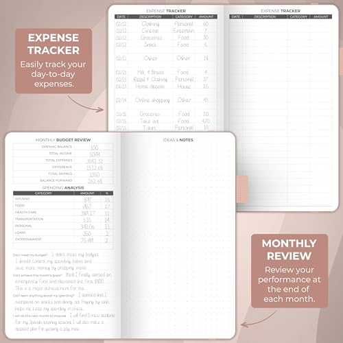 image for Clever Fox Budget Planner Pocket – Mini Expense Tracker Notebook. Mo