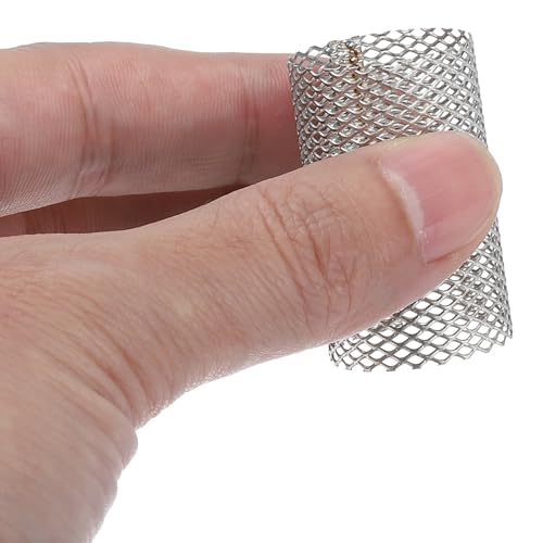 Image of PATIKIL 4 Pcs 22mm OD Strainer Mesh, 36mm H Screen Y Shaped Strainer Filter Valve Mesh Screen 304 Stainless Steel Strainer Mesh for Debris Pump Water Oil Separation