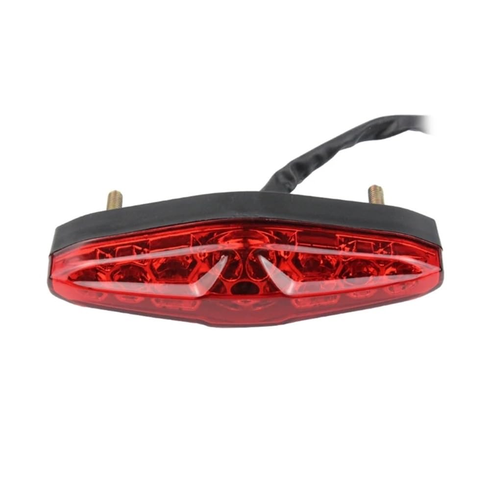 Feu stop arrière universel 12V pour moto et vélo avec indicateurs de signalisation intégrés - 8